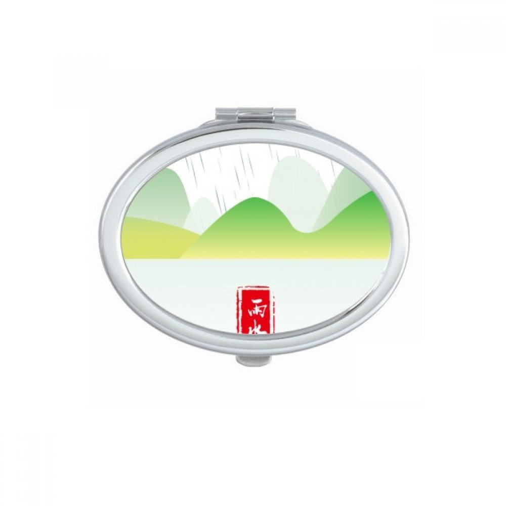 Miroir de poche à la main robuste pour un maquillage précis