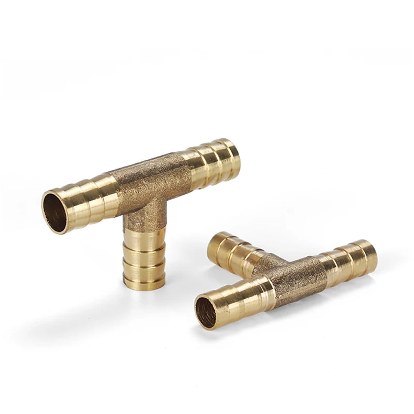 Raccordo a T dritto in ottone, 10 mm, 19 mm, connettore per tubo in rame (Tee 10 pezzi)