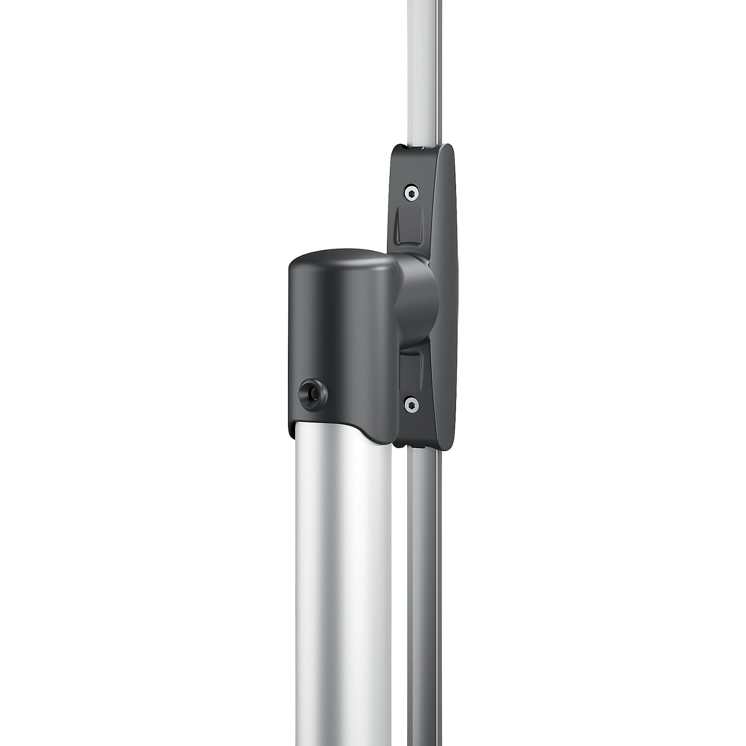Nobo Lavagna Bianca Magnetica Autoportante in Acciaio, Lavabile a Secco, Dotata di Cavalletto con Rotelle e Perno Orizzontale, 1 x Portapenne e 1 x Pennarello, 1200 mm x 900 mm - Bianco