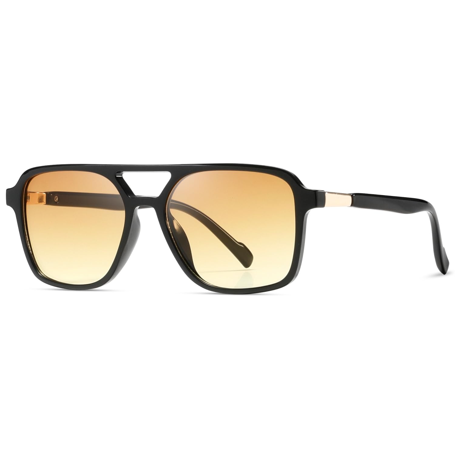 kimorn Retro Sonnenbrille für Damen Herren Trendy Retro Sonnenbrille Rechteck Rahmen Schatten K1649