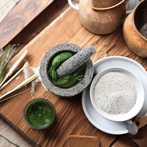 Granite Stone 6.25" Mortar and Pestle Set