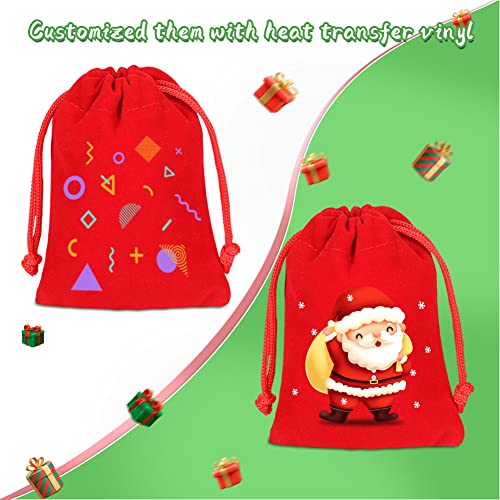 Shintop 10 Pack Velvet Drawstring Bags For Christmas Wedding Gift Bags Velvet Cloth Jewelry Pouches  thumb #2