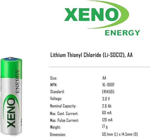 Miniatura 2 de xl-060F AA batería de litio 3,6V 2400mAh