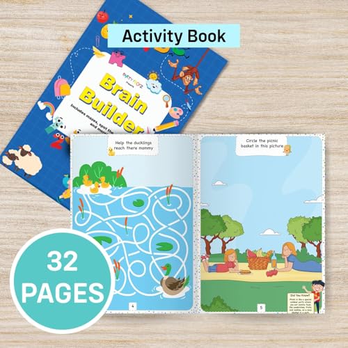 Image of Party Propz Jungle Theme Return Gifts for Birthday - 40 Pcs return gifts for kids birthday party Brain Builder Book | stationery set for kids return gift | birthday return gift for kids 6-12