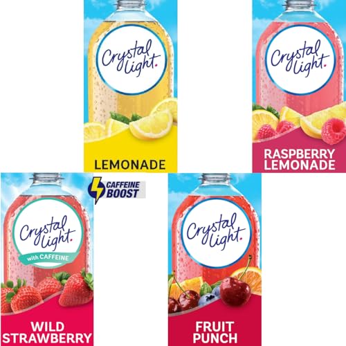 Crystal Light Water Flavoring Enhancer Variety Bulk, 120 Drink Mix Packets (30 Each Flavor) - Lemonade, Fruit Punch, Raspberry Lemon, Wild Strawberry, Bundle With Galley Grove Sugar Free Breath Mints - Image 7