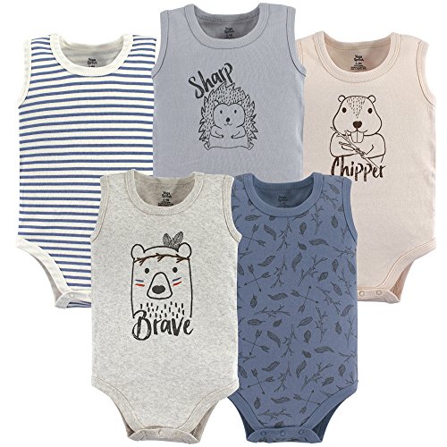 Image of Yoga Sprout Cotton Bodysuit, 5 Pack