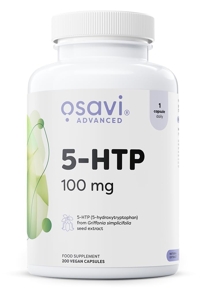 Osavi 5-HTP 100mg 200 Vegan Capsules | Griffonia 30% 5-HTP