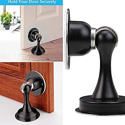 Herrajes de puerta de acero inoxidable con tope oculto y plano 5