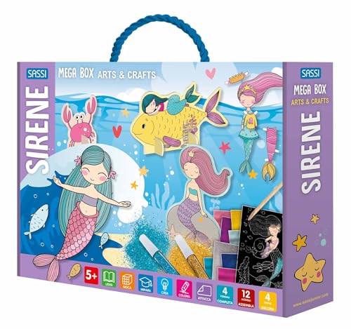 Le sirene. Mega box arts & crafts. Ediz. a colori. Con Gioco