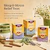 Yogi Tea Stress Relief & Relaxation Variety Sampler - 16 Bags per Pack (5 Packs) - Organic Relaxing Tea Sampler Set - Calming, Comforting Chamomile, Relaxed Mind & More