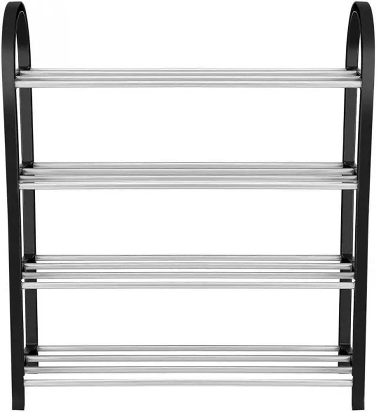 Stackable Shoe Rack Space Saving Tower Storage Organizer Entryway Shelf Upholstered Cabinet ，Compatible for Home Use(3 Layers)