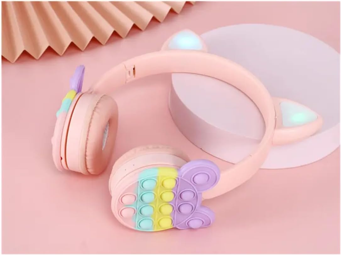 Wireless Kids Headphone Over-Ear BT 5.0 With TF Card Slot For Adults Kids Headphone