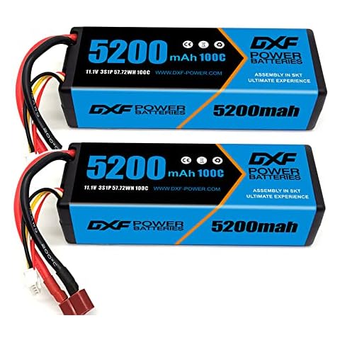 2PCS DXF 3S Lipo Batterie 11,1 V akku 100C 5200mah Lipo Rc Batterie Cover