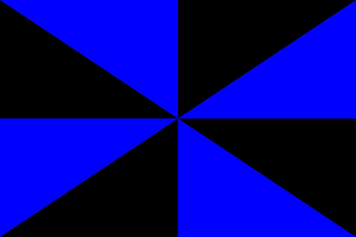 Drapeau Large 23Flag diagonalGyronny8 NB pour mât et pavoisement