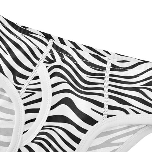 ODAWA Stripe Black White Soft Cotton Toddler Underwear Tagless 2T Boys Underwear4