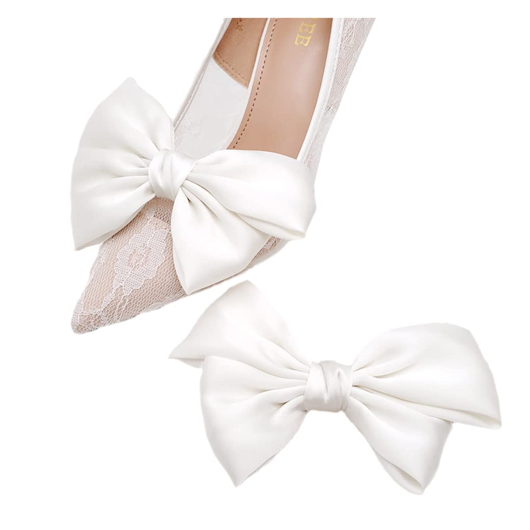 Tsangbaby Pieces Bow Shoe Clips For Women Satin Bow Desertcart