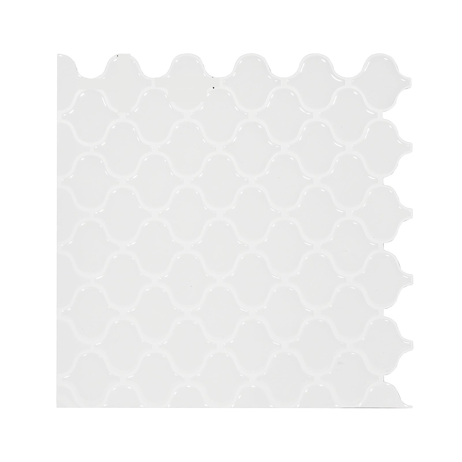 Mosaic Marble Effect Tile Stickers, 3D Mosaic Tile Stickers, Waterproof Peel and Stick Tiles for Kitchen Backsplash(Color 1)