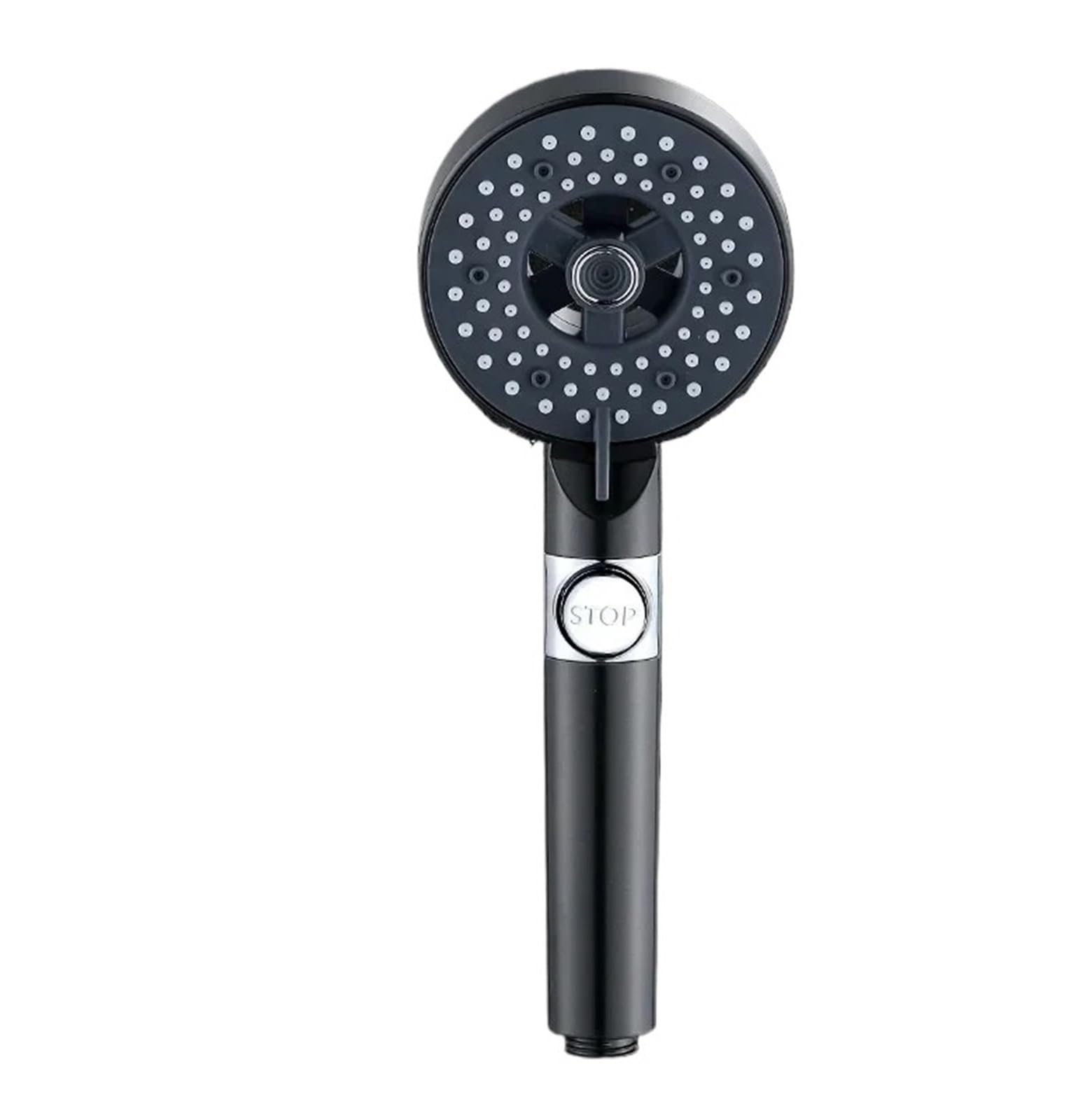 Cabezal De Ducha Ducha portátil for grifo de baño, cabezal ducha, filtro purificador agua, manguera alta presión, perilla lluvia Para BañO En Casa(Black)
