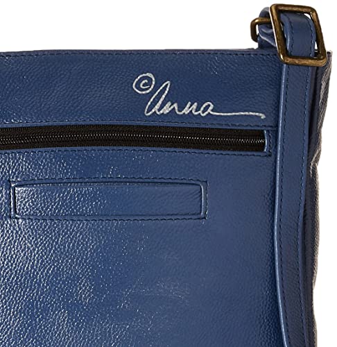 Anna by Anuschka Women's Genuine Leather Medium Crossbody | Hand Painted Original Artwork4