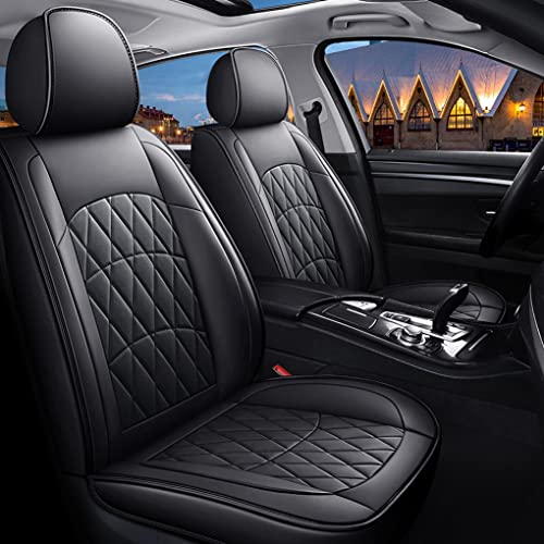 Tuqiang Fundas de asiento de coche para Mercedes Benz GL GlE GLA GLC GLK 5 asientos cómodas de piel sintética para todas las condiciones...