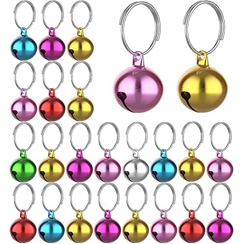 Blmhtwo 24Pcs Cat Dog Collar Bells cover