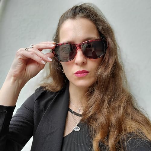 Image of GEGURI Polarized Sunglasses Fit Over Glasses for Men Women, Oversized Square Sun Glasses UV400 Protection Shades