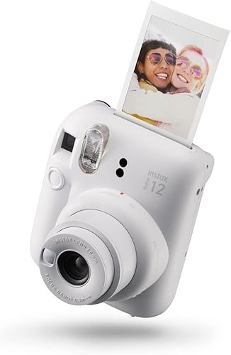 Fujifilm Cámara instantánea Instax Mini 12 (blanco arcilla)