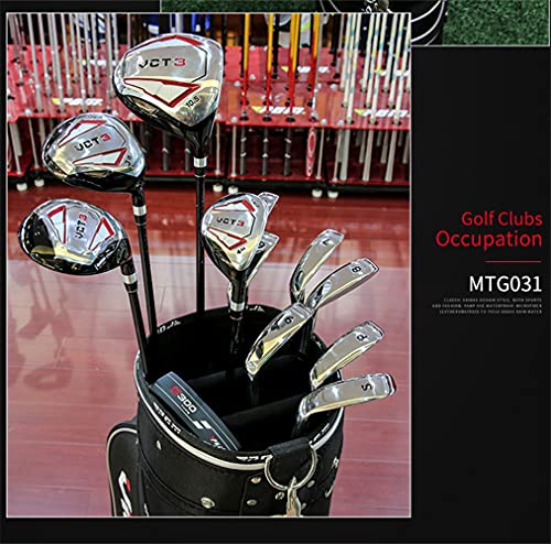 Juego-completo-de-club-de-golf-para-principiantes-mano-derecha-para-hombre-eje-de-grafito-paquete-de-4-con-bolsa-de-carrito