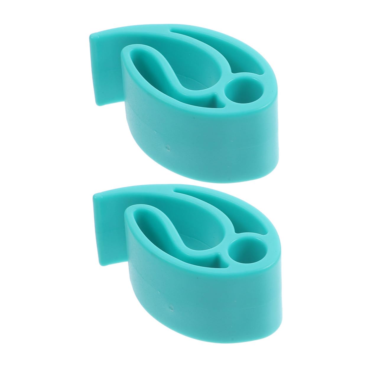 DINHEAROM 2pcs Holder Plastic Flying Disc Clips Lightweight Clamp for Flying Carrying Accessory for Outdoor Sports