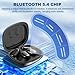 Eaerec Xp2 True Wireless Open Ear Earbuds - Bluetooth 5.4, Screen Display (Black)