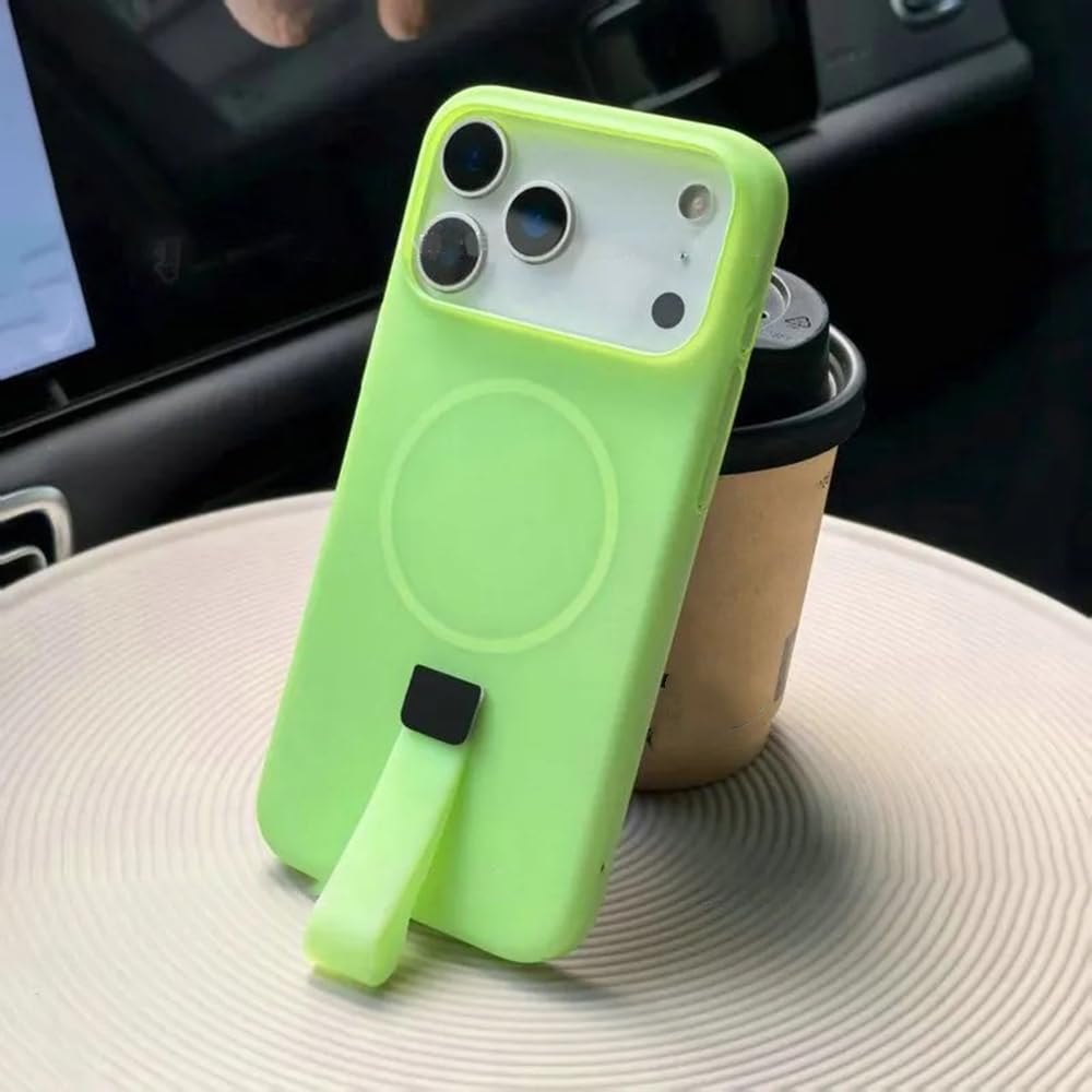Protection magnétique sans fil compatible iPhone 17 Air Candy vert accessoire dragonne - 6
