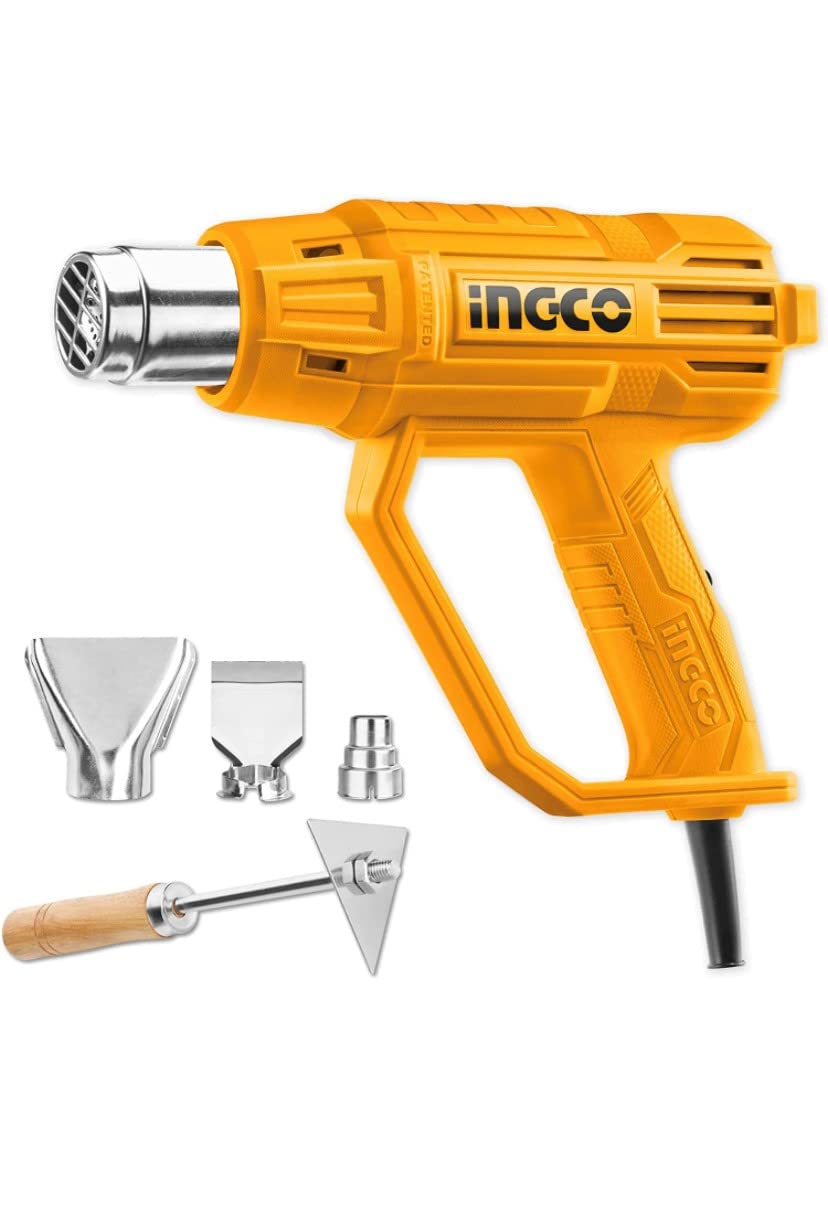 Heat Gun, 2000W Heavy Duty Hot Air Gun with 3 Nozzles & 1pcs Scraper, Airflow 250/380 L/min 480℃- 560℃ Heat Gun with Overload Protection for Crafts, Shrinking PVC, Stripping Paint (B0BQ3JN58V) Amazon Price History, Amazon Price Tracker