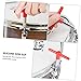 ERINGOGO Standard Drum Key Tuning Tool Zinc Alloy Material with Silicone Cover Non Slip Easy to Use Drum Tuning Key for Snare and Bass Drums Durable and Practical Musical Instrument