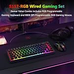Redragon S157 Wired Gaming Keyboard and Mouse Combo