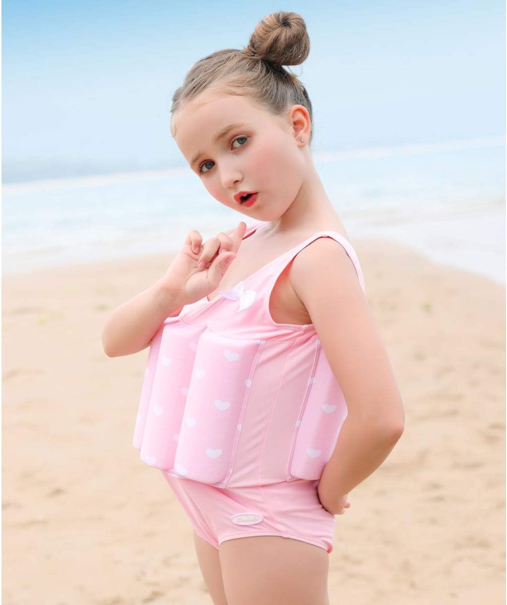 One-Piece Children Buoyancy Swimsuit Swim Vest Detachable Float Swimwear, Perfect for Kids or Baby Learn to Swimming