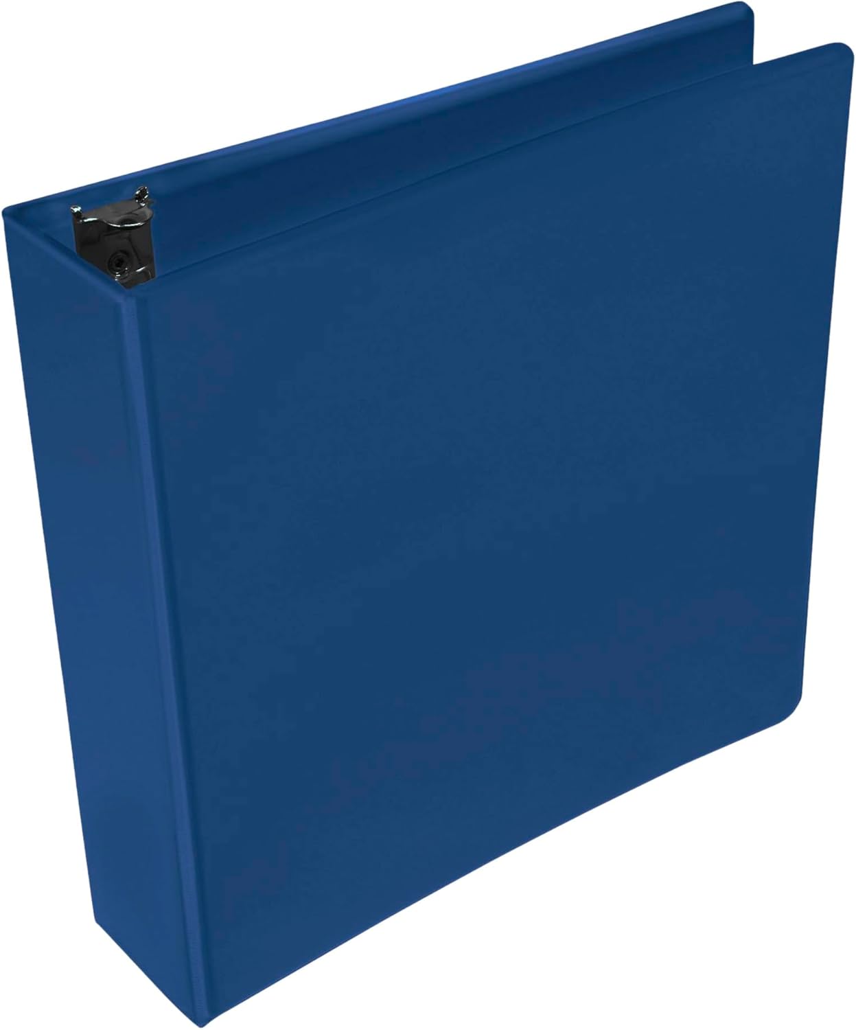 School Smart Polypropylene Round Ring View Binder, 1-1/2 Inches, Blue