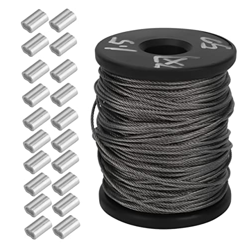 Câble acier inoxydable antichute 1,5 mm pour cadre lourd