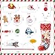 Lewondr Weihnachten Katzenspielzeug Set, 10 Stück Interaktives Katzenspielzeug, Zauberstab Plüschtiere Maus Plüschpuppen Lebkuchenmann, Katzen Weihnachtsspielzeug, Mehrfarbig