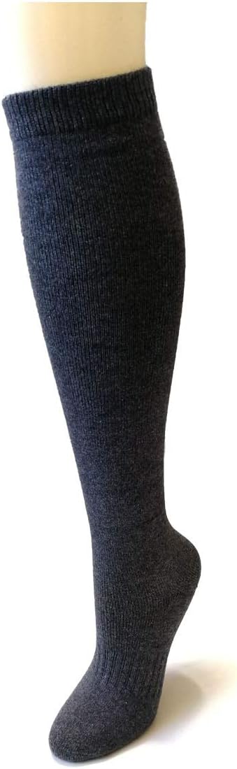 Pure Cashmere Knee High Women Men Unisex Socks, Ideal for Skiing and Casual Wear, Made in Inner Mongolian