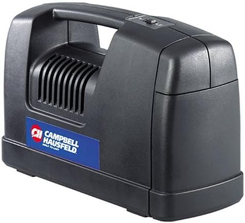 12-Volt Inflator, Portable Compressor for Tire Inflation, 120 PSI with Nozzles and Needles (Campbell Hausfeld RP1200)
