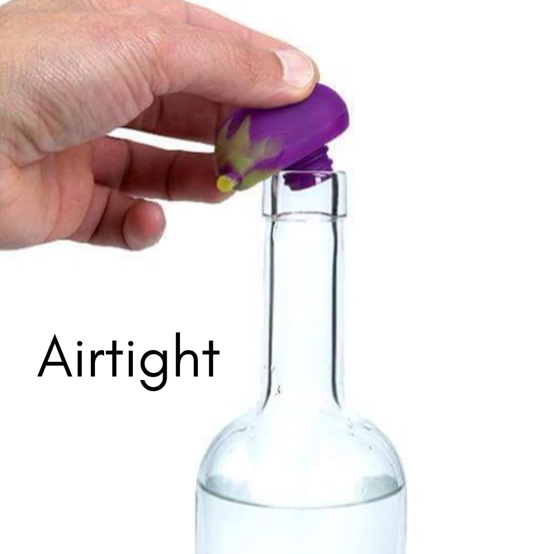 Amazon.com: Charles Viancin Set of 3 Silicone Wine Stoppers