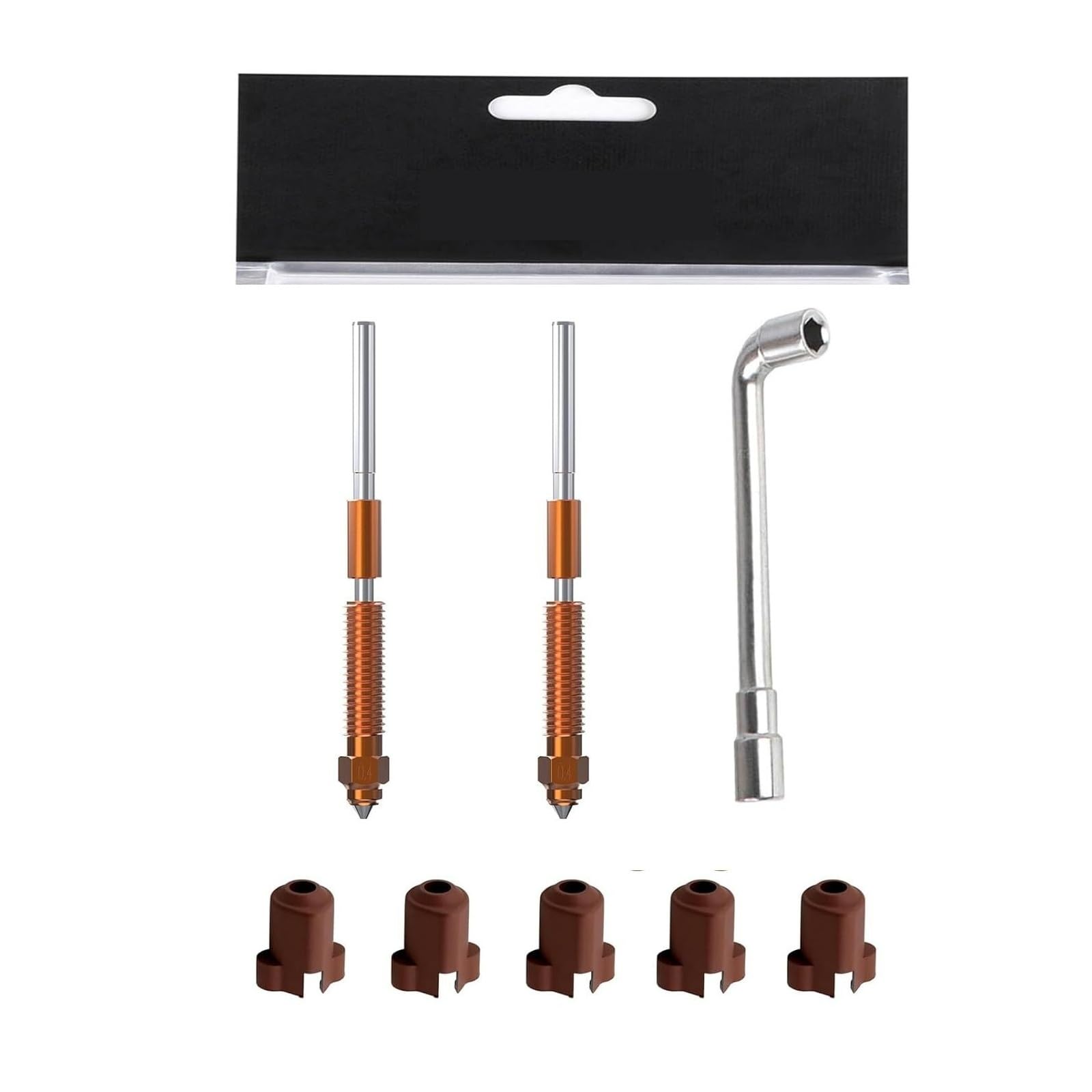 Compatible con Creality, kit de boquillas K1C 0,2-1,0 mm 1-5 piezas
