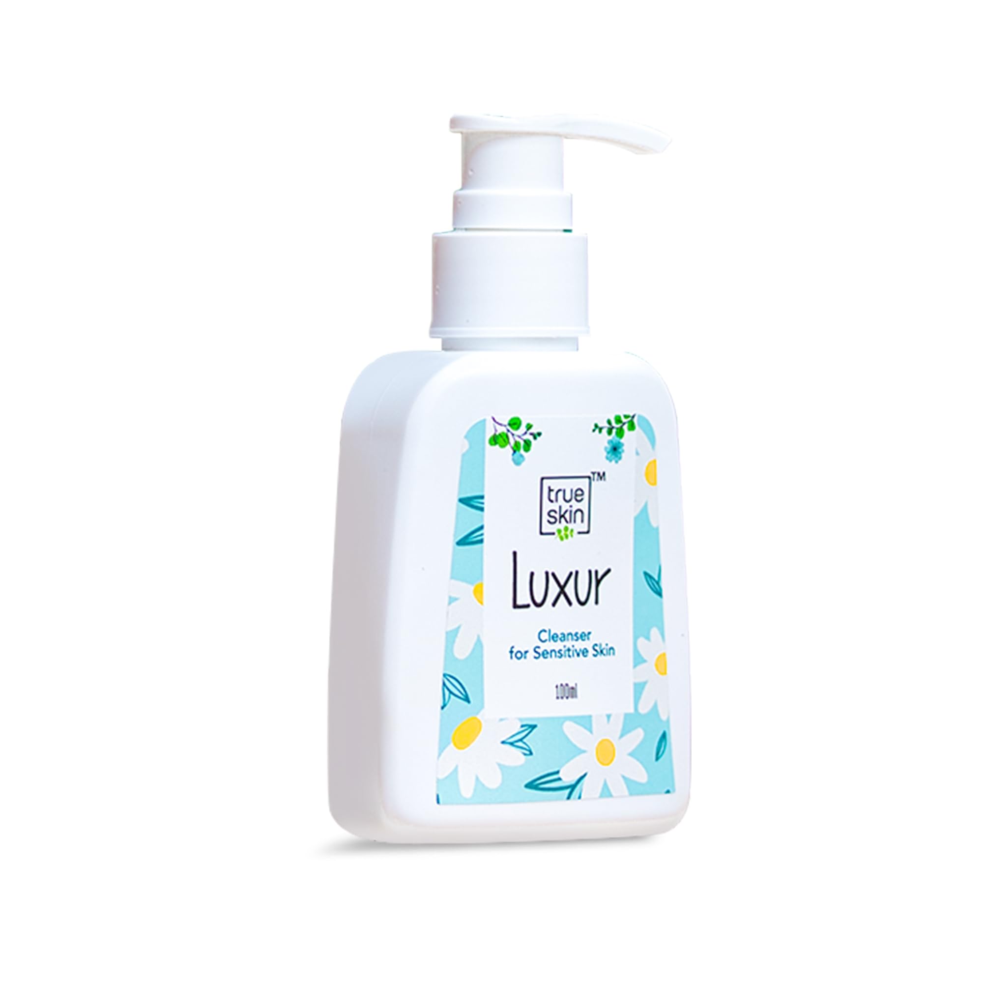 TRUE SKIN Luxur Cleanser For Sensitive Skin | Free from Soap Fragrance & Parabens | 100 ml