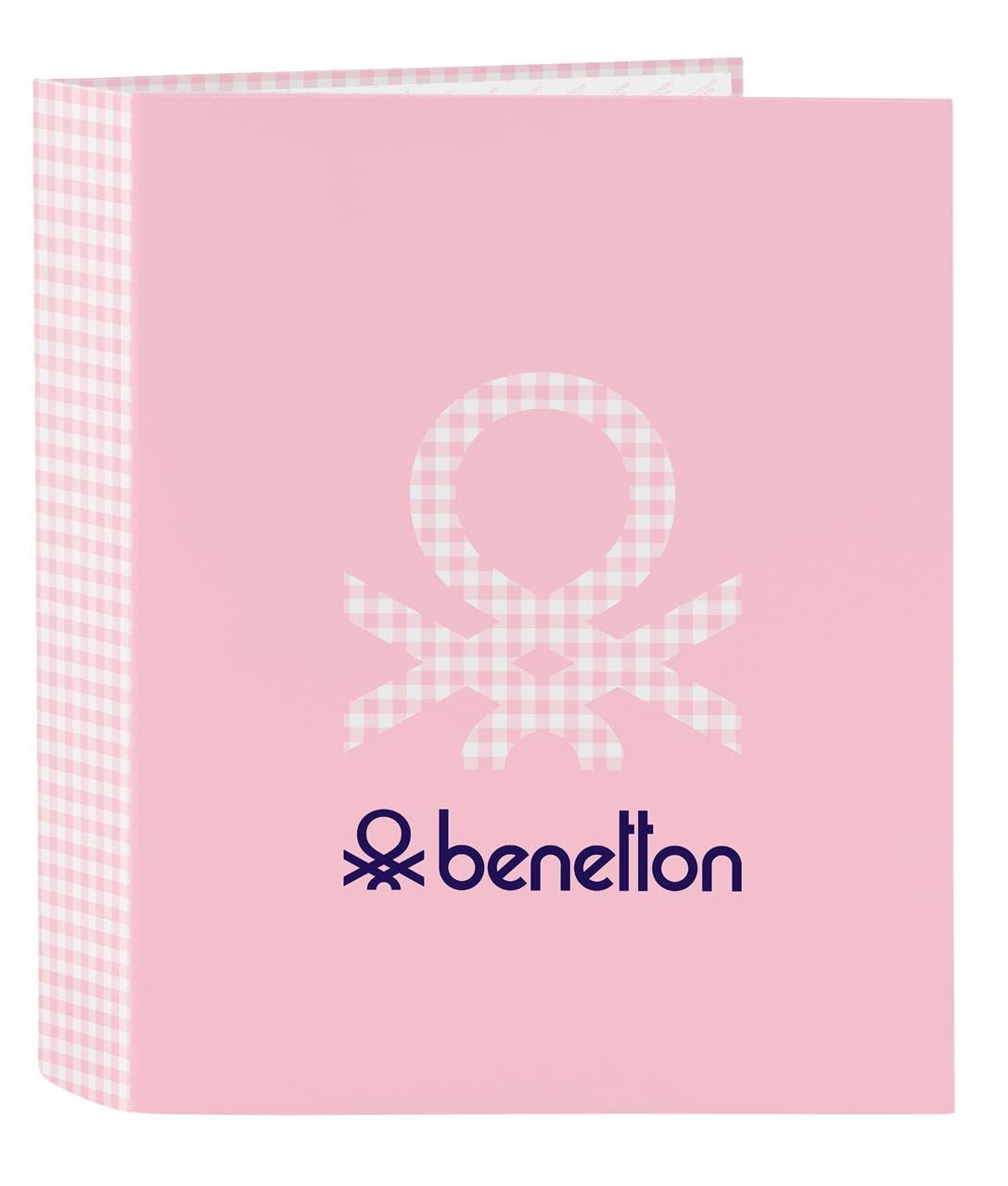 Benetton Federmäppchen "Vichy" – Buntes Etui 8 X 19 X 6 Cm Für Schule & Büro