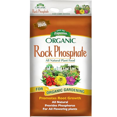 Espoma RP28 Rock Phosphate 28lb Organic Plant Fertilizer! for Outdoor Flower Or Vegetable Gardens Promotes Blooming & Root Growth for Use On All Plants