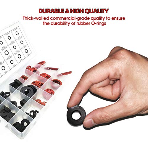 Boatsea BO-R-141 Pcs Flat O Rings Washer Assortment Set thumb #3