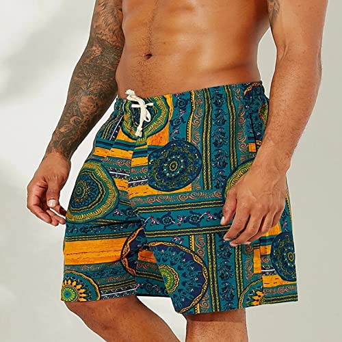 Strandshorts voor heren Zomer Mode Persoonlijkheid Trend Afdrukken Comfortabele sneldrogende losse vakantieshorts aan zee - Afbeelding 5