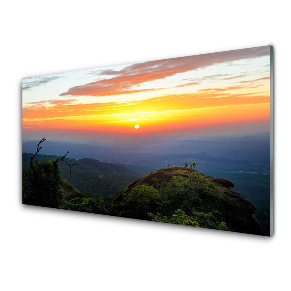 Décoration murale en verre acrylique 125x50cm pour habiller un grand mur