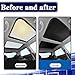 2PCS Car Sunroof Sunshade, Car Roof Cover, Foldable UV Reflector Reflective Covers Block UV Rays Glare, Car Interior Accessories Fit for Mini Cooper, Clubman & Countryman R56 (Black)