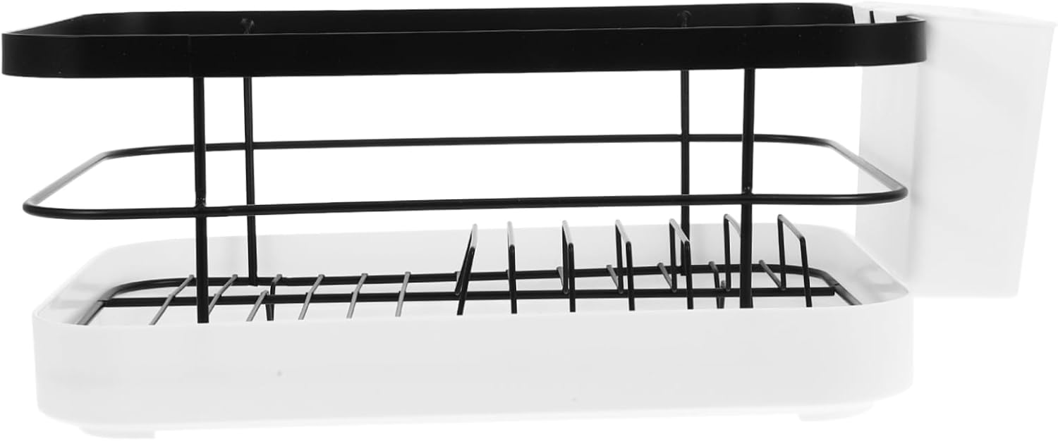 PRETYZOOM Dish Storage Rack Dish Drying Rack for Kitchen Counter Over Sink Drying Drainer